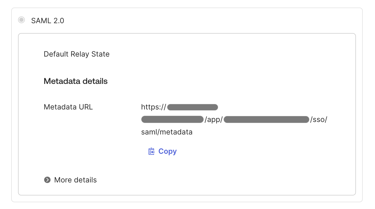 OKTA SAML Metadata